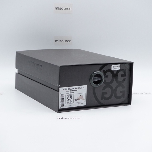 NEW G/FORE Women's Gallivanter Brogue Wingtip Golf Shoes G4LS22EF08 Blush - Picture 7 of 16